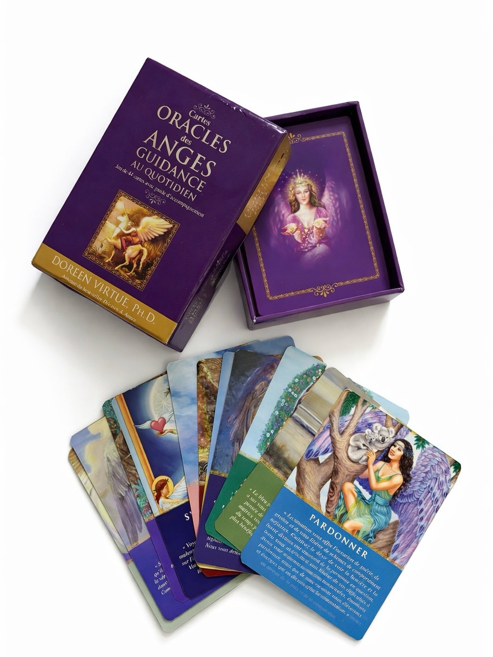 5/$25 Doreen Virtue, Phd. Angels Oracle Cards (French)